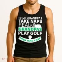 Funny Golf Grandpa Tank Top thumb 3