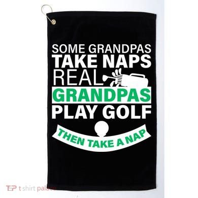 Funny Golf Grandpa Golf Towel