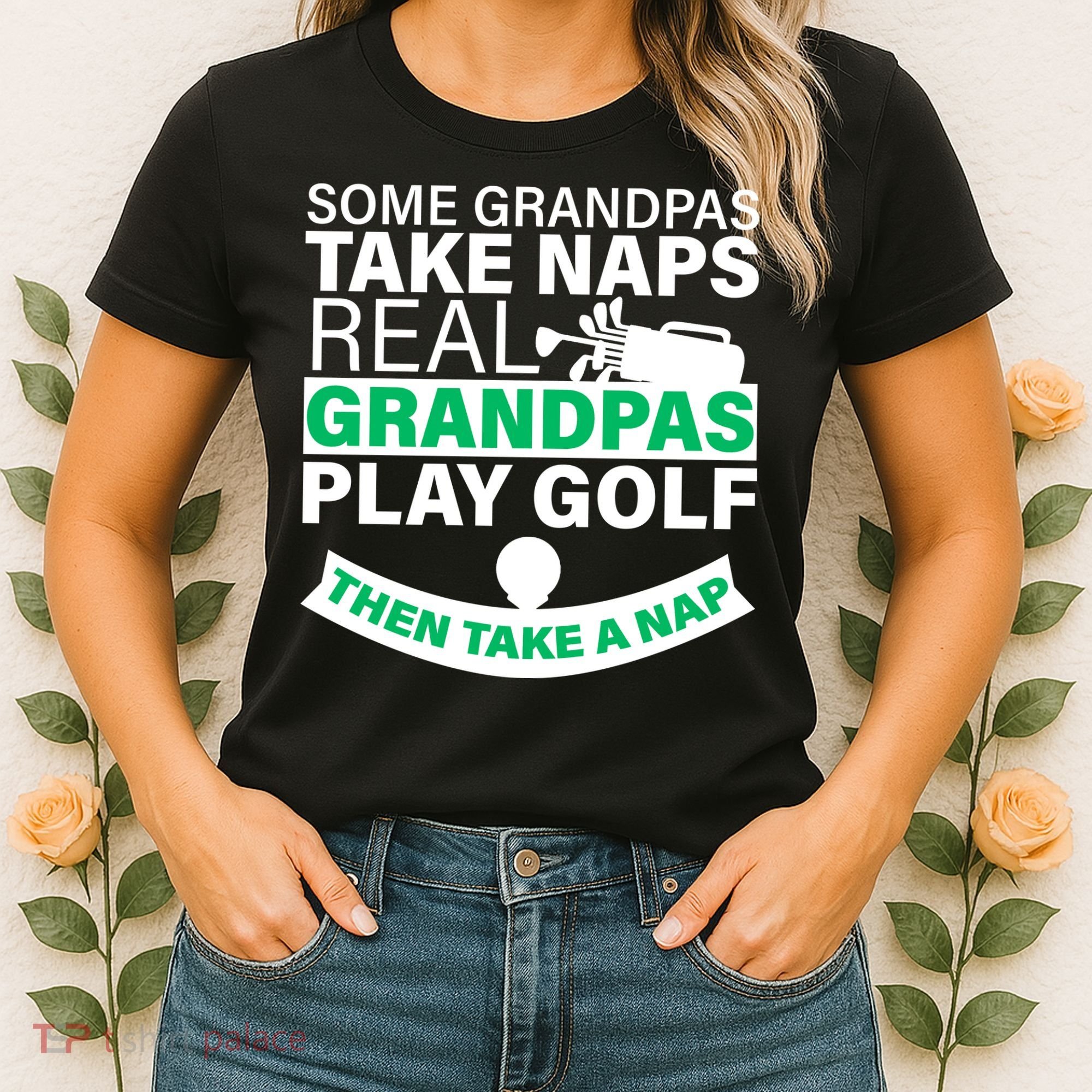 Funny Golf Grandpa Women's T-Shirt