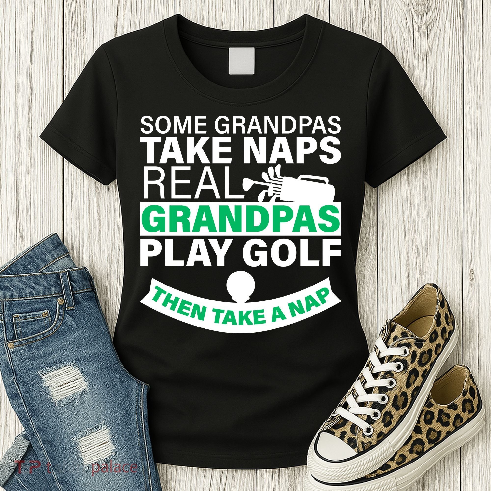 Funny Golf Grandpa Women's T-Shirt