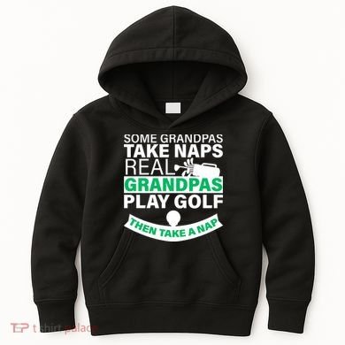 Funny Golf Grandpa Kids Hoodie
