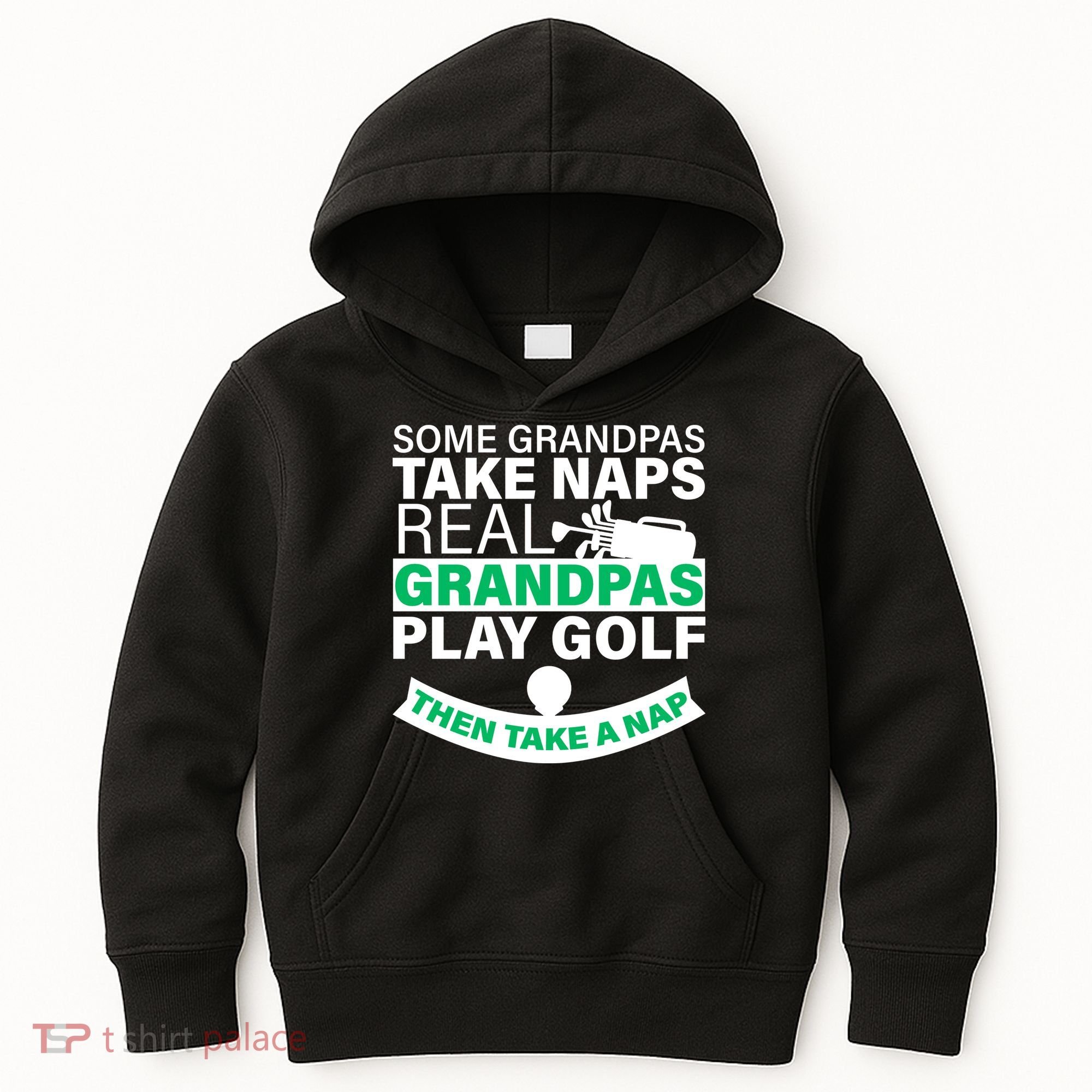 Funny Golf Grandpa Kids Hoodie