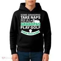 Funny Golf Grandpa Kids Hoodie thumb 4