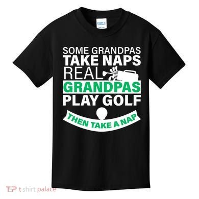 Funny Golf Grandpa Kids T-Shirt