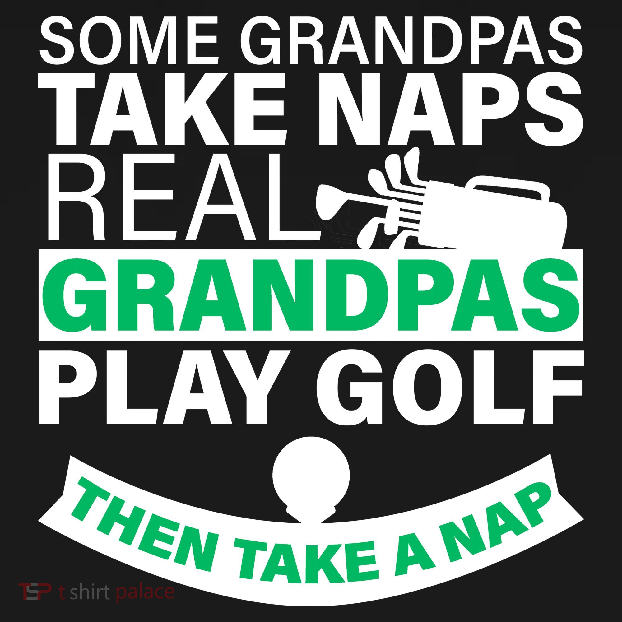 Funny Golf Grandpa Kids T-Shirt