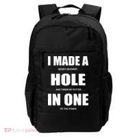 Funny Golf Hole In One Backpack thumb 0