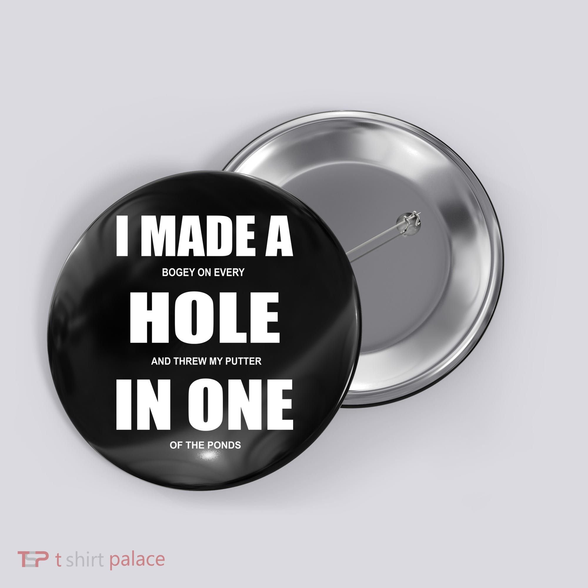 Funny Golf Hole In One Button