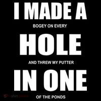 Funny Golf Hole In One Women's Hoodie thumb 2