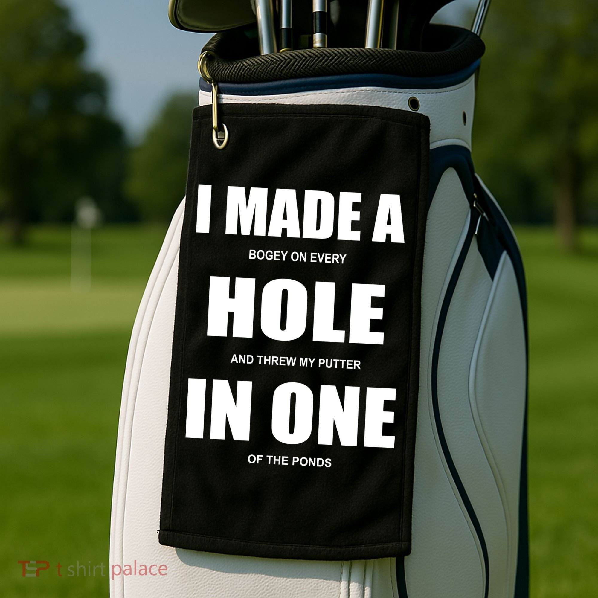 Funny Golf Hole In One Golf Towel