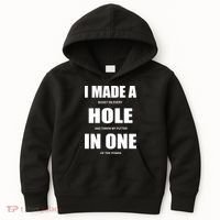 Funny Golf Hole In One Kids Hoodie thumb 0