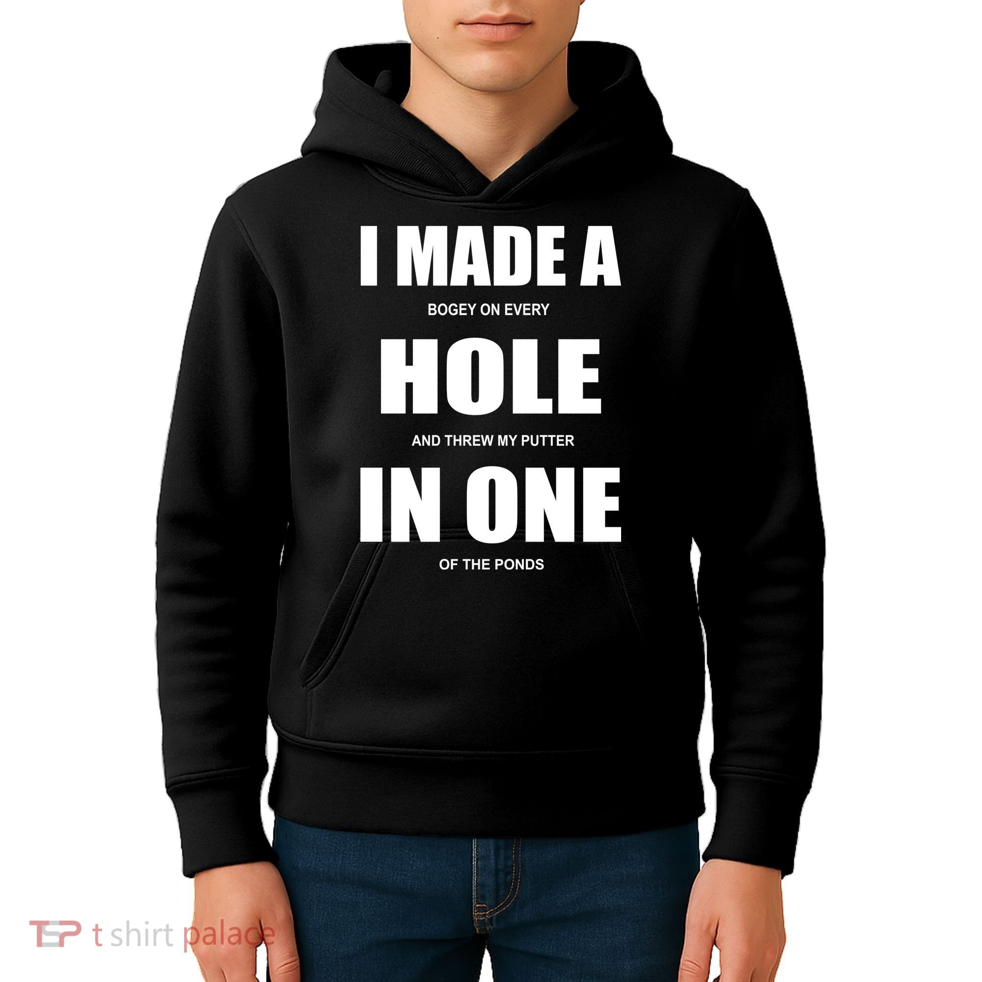 Funny Golf Hole In One Kids Hoodie