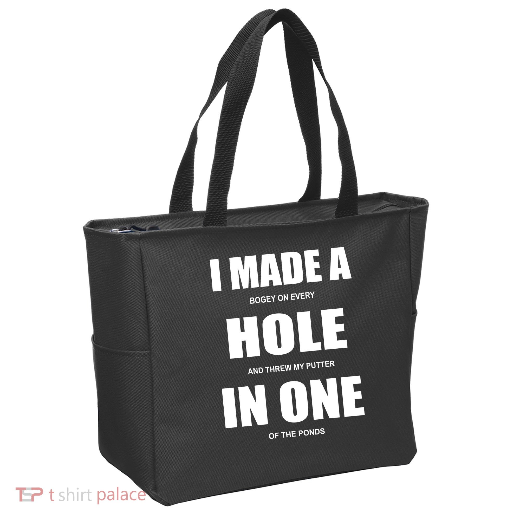 Funny Golf Hole In One Tote Bag