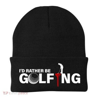 Funny Golfers Design Rather Be Golfing Beanie
