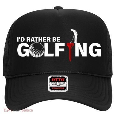 Funny Golfers Design Rather Be Golfing Hat