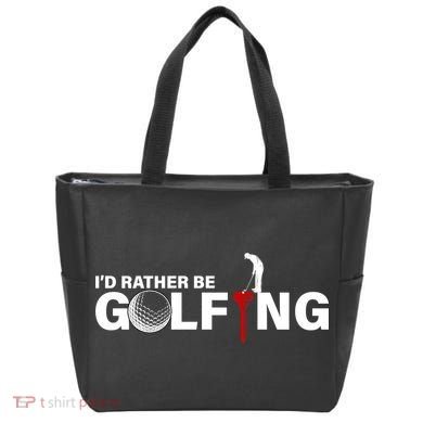 Funny Golfers Design Rather Be Golfing Tote Bag