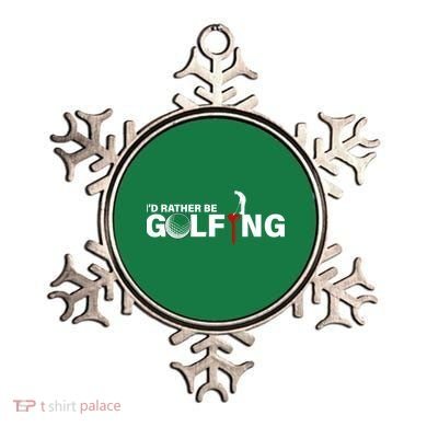 Funny Golfers Design Rather Be Golfing Ornament