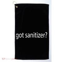 Funny Got Sanitizer? Golf Towel thumb 0