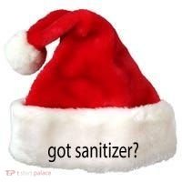 Funny Got Sanitizer? Santa Hat thumb 0