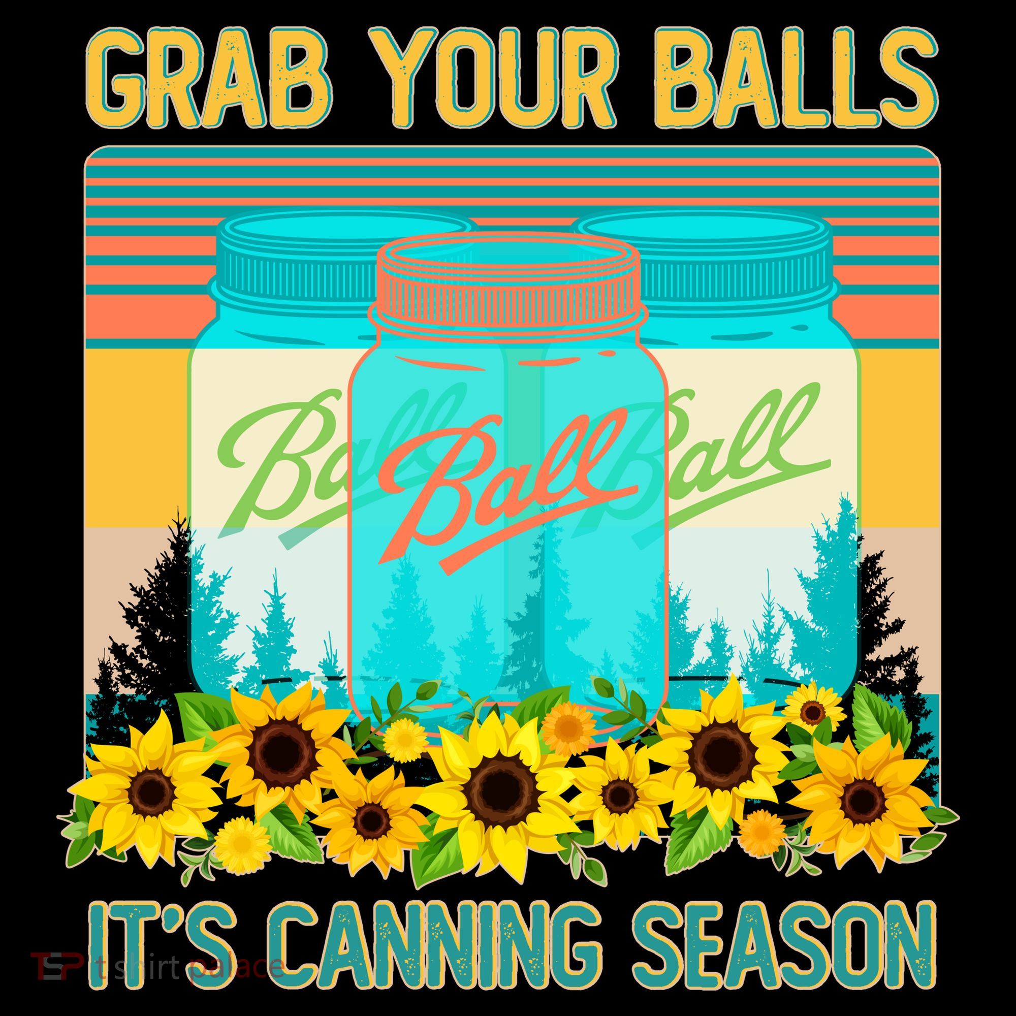 Funny Grab Your Balls It's Canning Season Coffee Mug