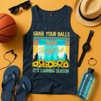 Funny Grab Your Balls It's Canning Season Tank Top thumb 4