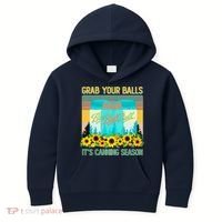 Funny Grab Your Balls It's Canning Season Kids Hoodie thumb 0