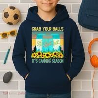 Funny Grab Your Balls It's Canning Season Kids Hoodie thumb 2