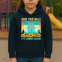 Funny Grab Your Balls It's Canning Season Kids Hoodie thumb 3
