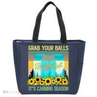 Funny Grab Your Balls It's Canning Season Tote Bag thumb 0