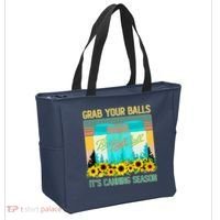 Funny Grab Your Balls It's Canning Season Tote Bag thumb 2