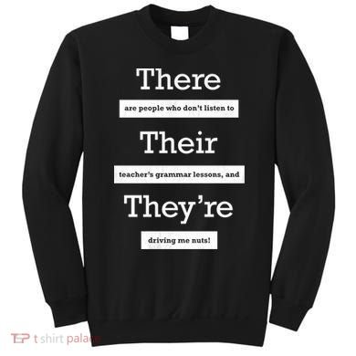 Funny Grammar Teacher Sweatshirt