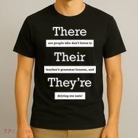 Funny Grammar Teacher T-Shirt thumb 3