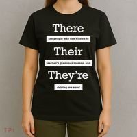 Funny Grammar Teacher T-Shirt thumb 4