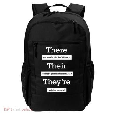 Funny Grammar Teacher Backpack