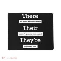 Funny Grammar Teacher Mousepad thumb 0
