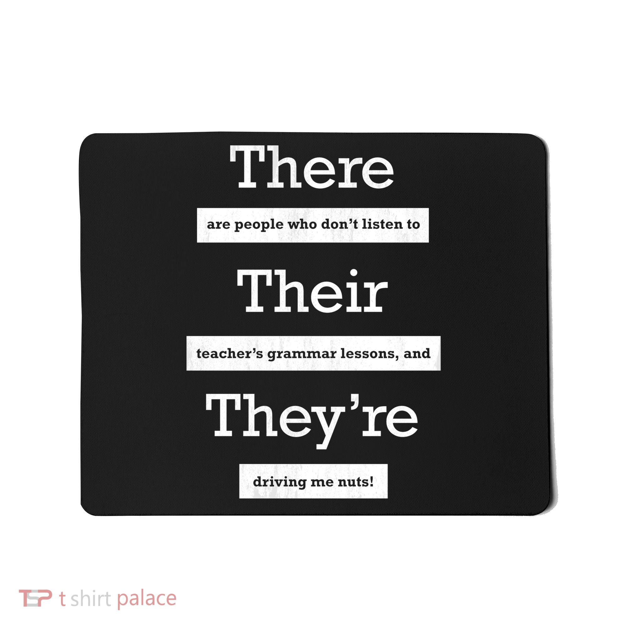 Funny Grammar Teacher Mousepad