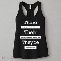Funny Grammar Teacher Women's Tank Top thumb 3
