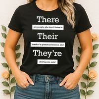 Funny Grammar Teacher Women's T-Shirt thumb 2