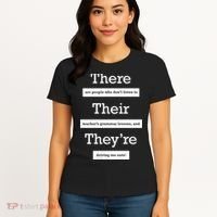 Funny Grammar Teacher Women's T-Shirt thumb 4