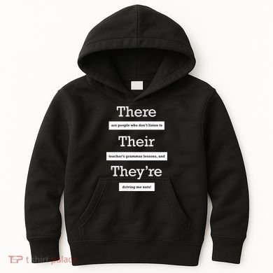 Funny Grammar Teacher Kids Hoodie