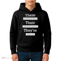 Funny Grammar Teacher Kids Hoodie thumb 4