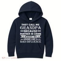 Funny Grandpa Grandfather Kids Hoodie thumb 0