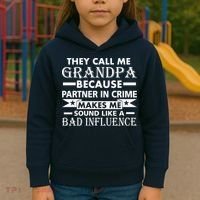 Funny Grandpa Grandfather Kids Hoodie thumb 3