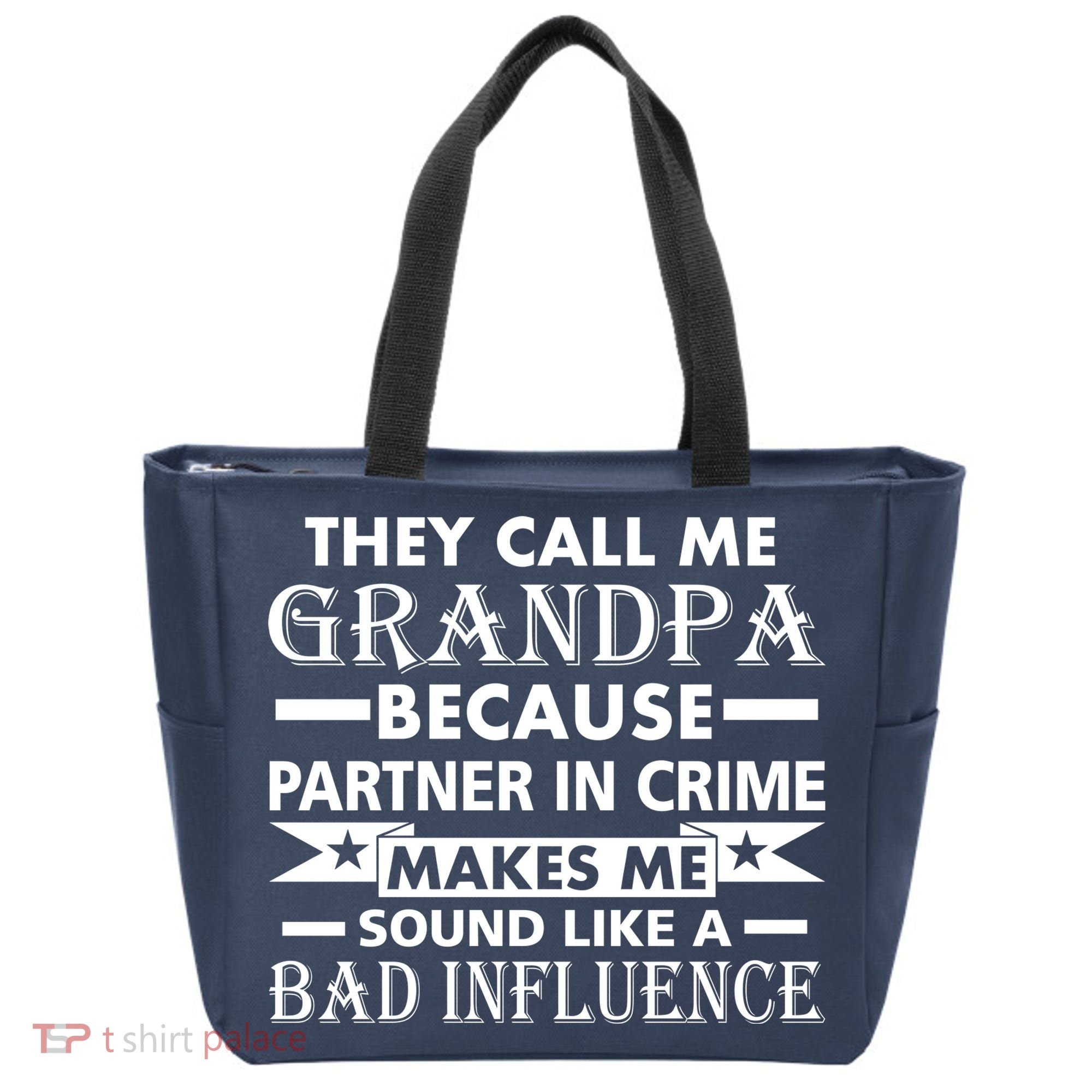 Funny Grandpa Grandfather Tote Bag