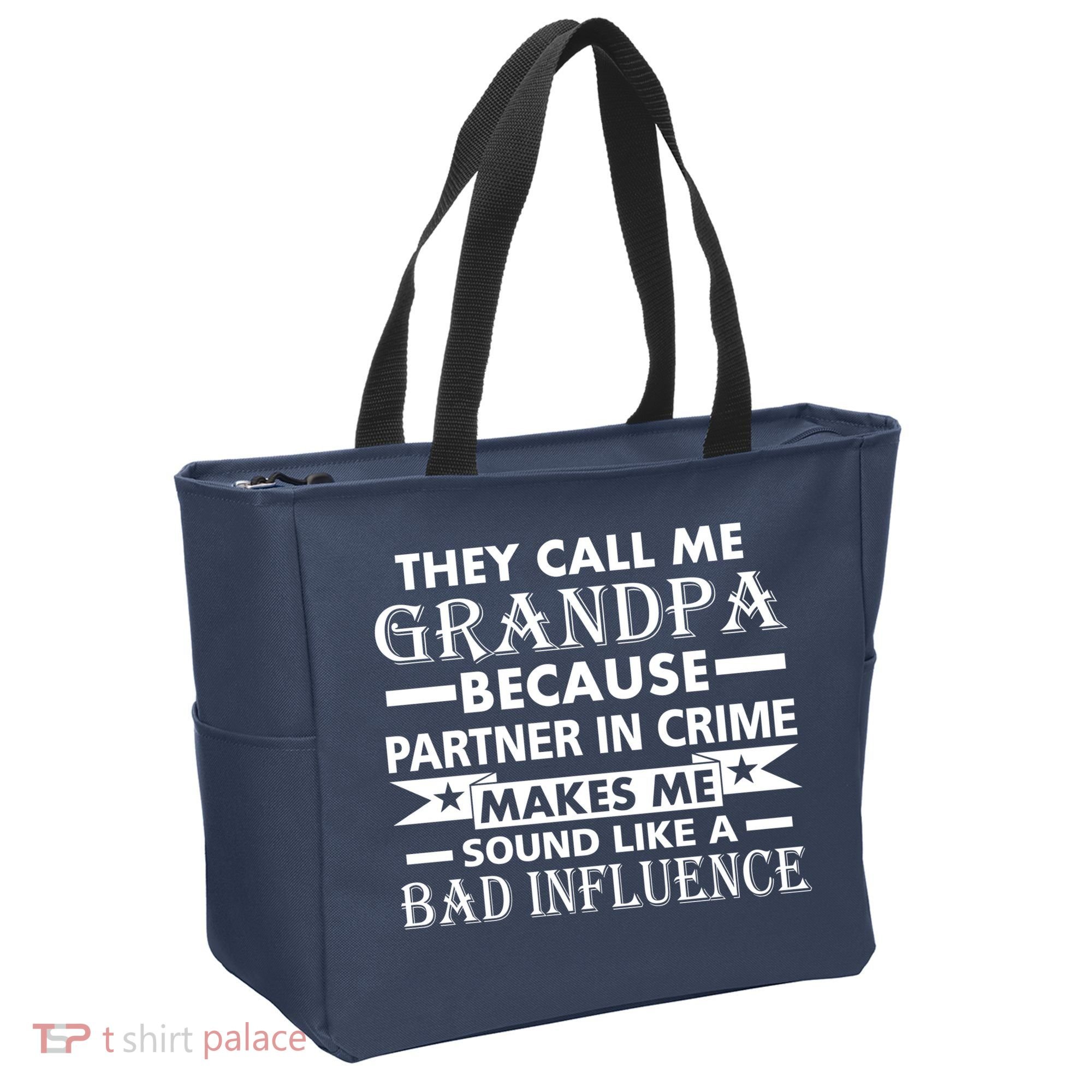 Funny Grandpa Grandfather Tote Bag