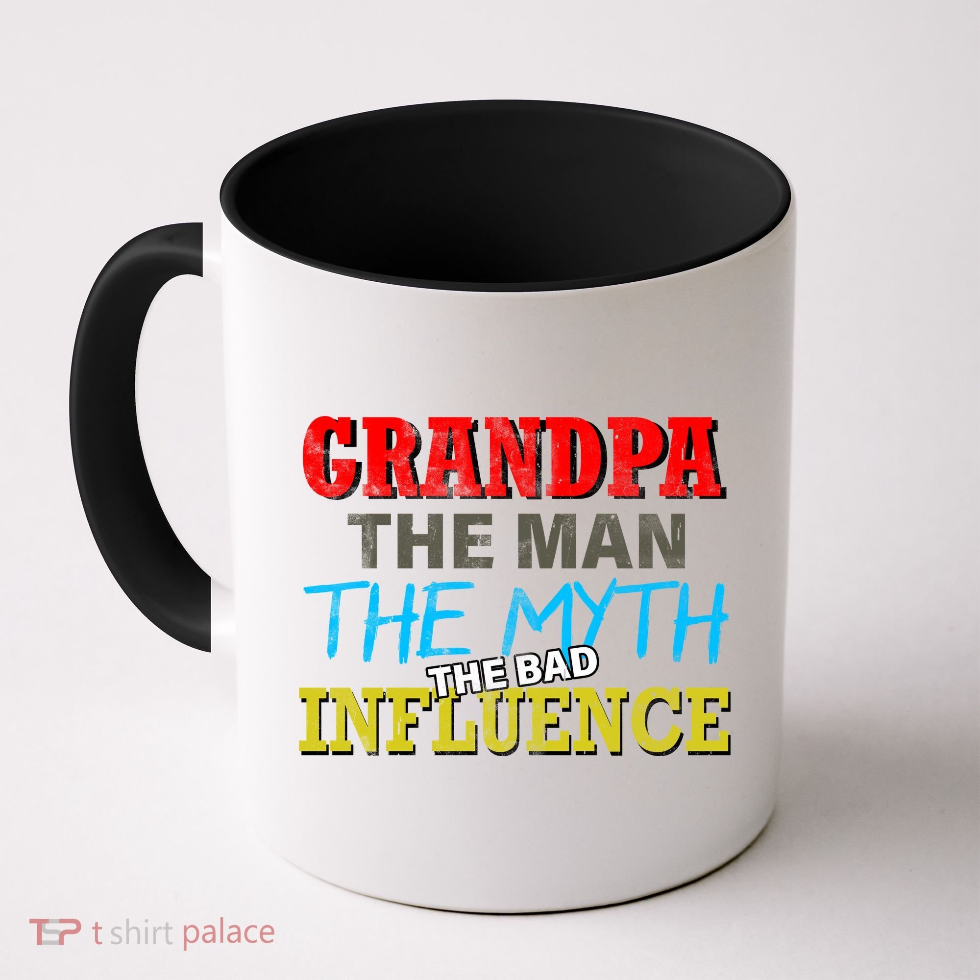 Funny Grandpa Man Myth The Bad Influence Coffee Mug