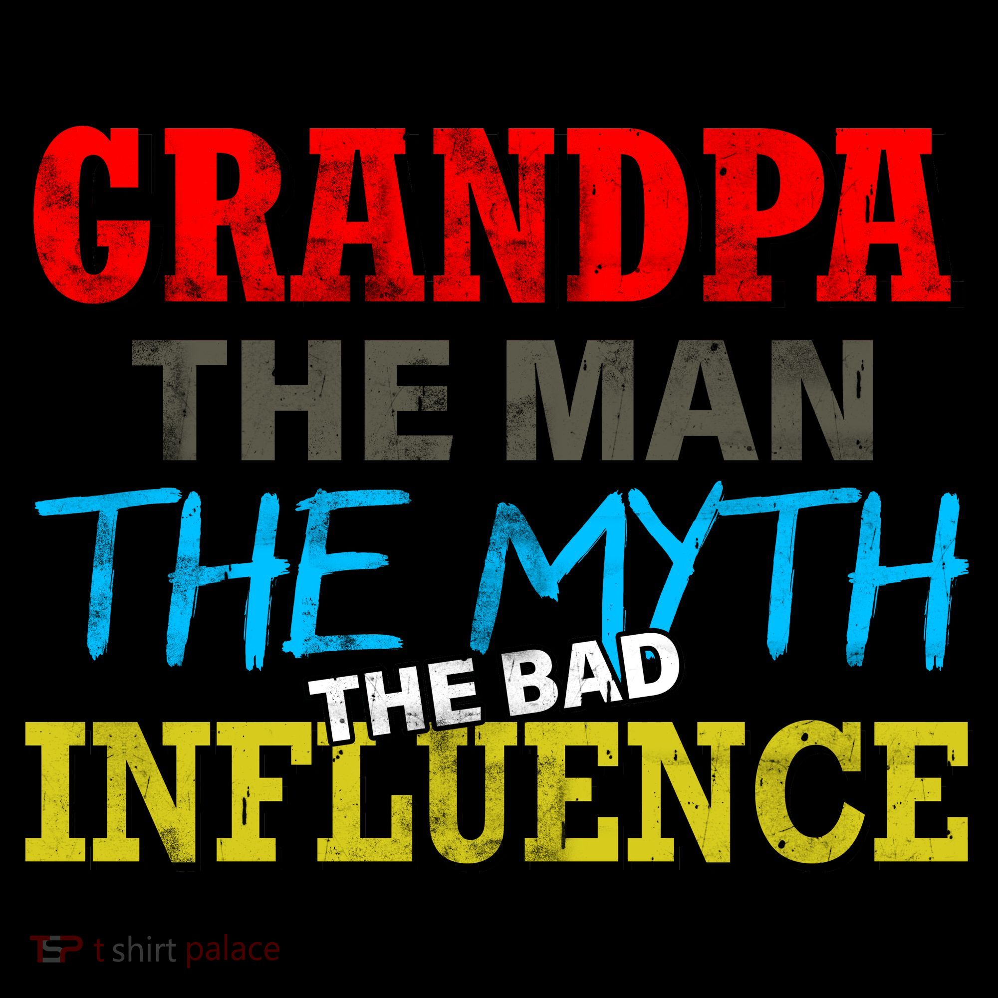 Funny Grandpa Man Myth The Bad Influence Coffee Mug