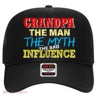 Funny Grandpa Man Myth The Bad Influence Hat thumb 0