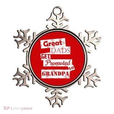 Funny Great Dads Get Promoted To Grandpa Ornament