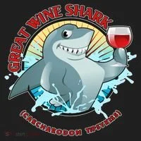 Funny Great Wine Shark Emblem Women's Sweatshirt thumb 2