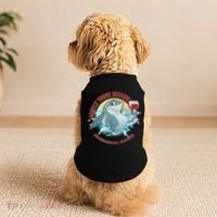 Funny Great Wine Shark Emblem Doggie Tank thumb 2